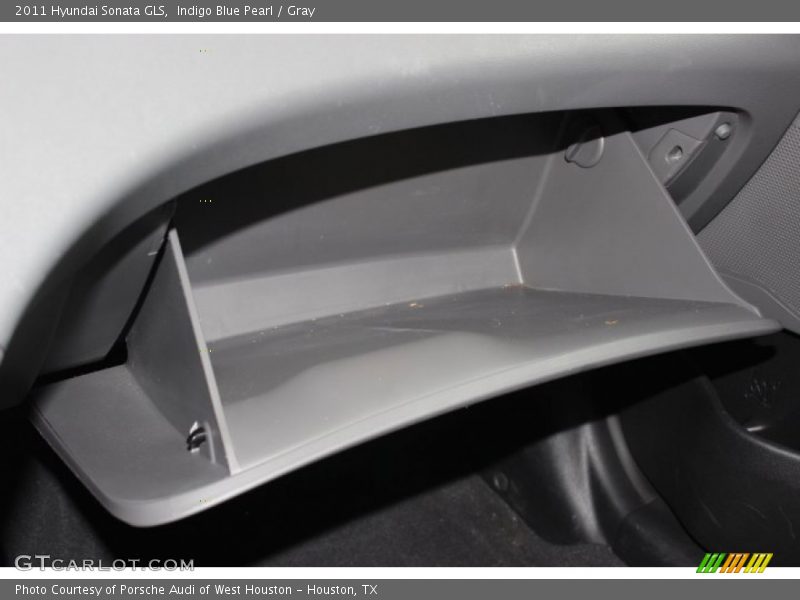 Indigo Blue Pearl / Gray 2011 Hyundai Sonata GLS