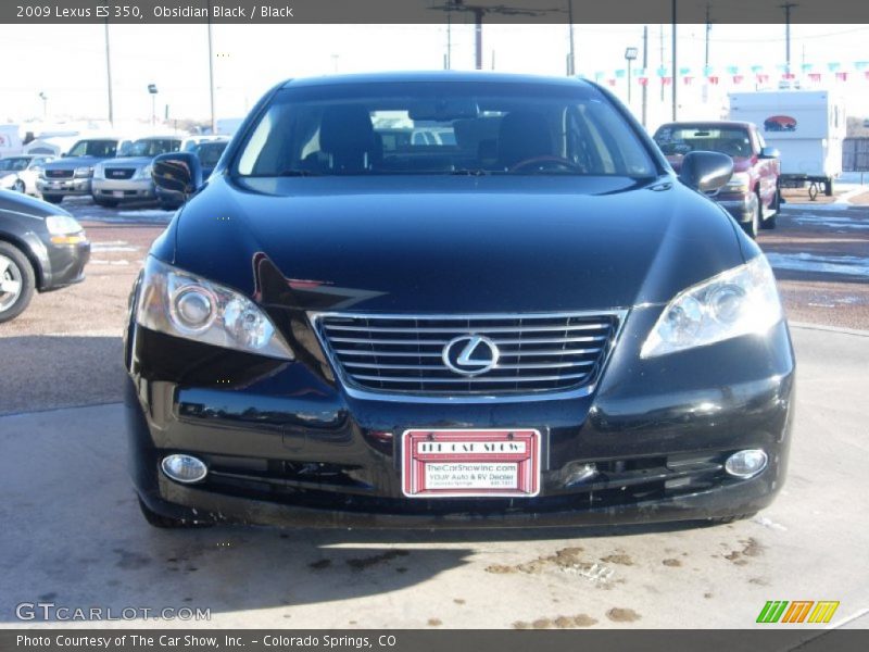 Obsidian Black / Black 2009 Lexus ES 350