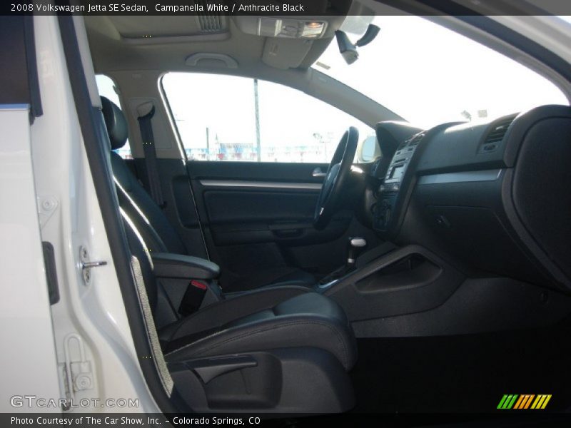 Campanella White / Anthracite Black 2008 Volkswagen Jetta SE Sedan