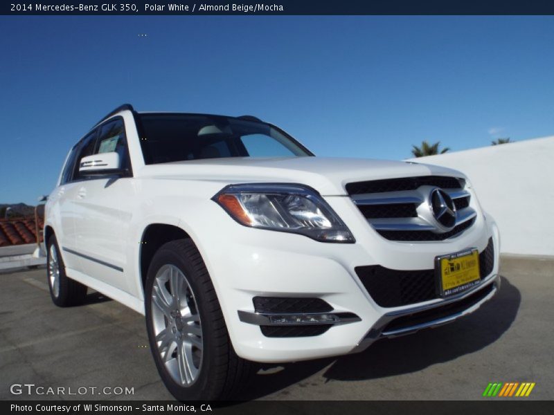 Polar White / Almond Beige/Mocha 2014 Mercedes-Benz GLK 350