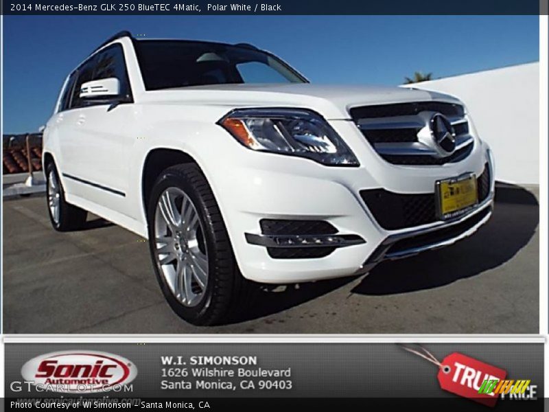 Polar White / Black 2014 Mercedes-Benz GLK 250 BlueTEC 4Matic