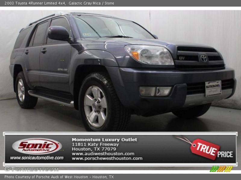 Galactic Gray Mica / Stone 2003 Toyota 4Runner Limited 4x4
