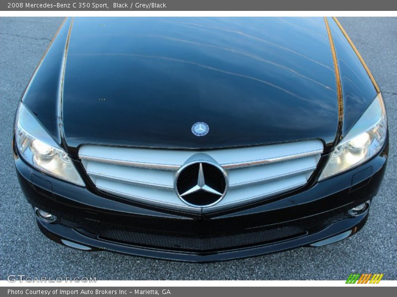 Black / Grey/Black 2008 Mercedes-Benz C 350 Sport