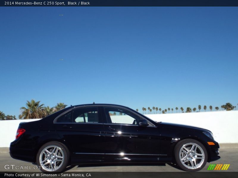 Black / Black 2014 Mercedes-Benz C 250 Sport