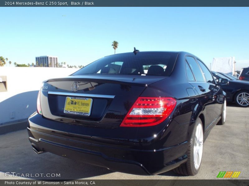 Black / Black 2014 Mercedes-Benz C 250 Sport
