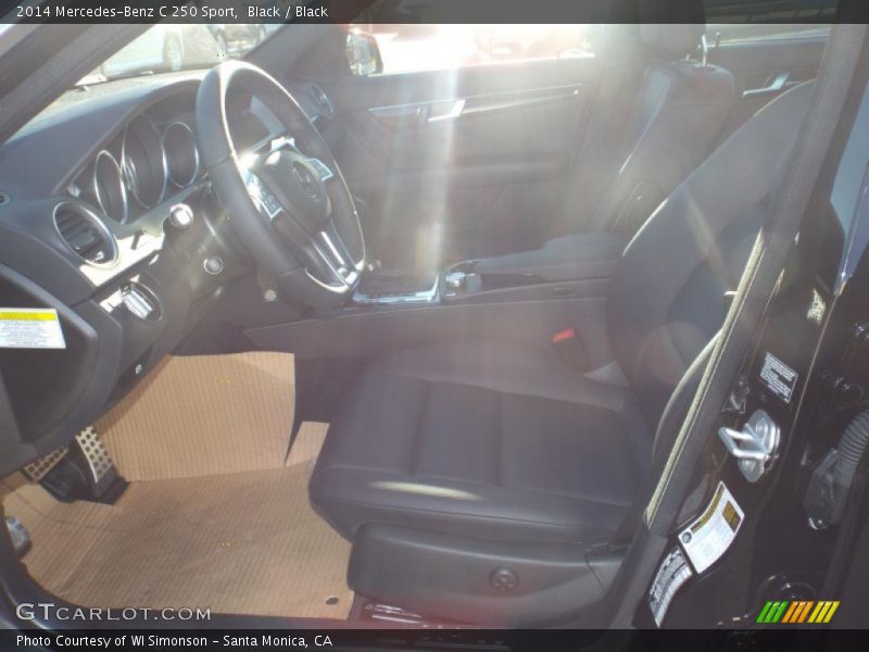 Black / Black 2014 Mercedes-Benz C 250 Sport