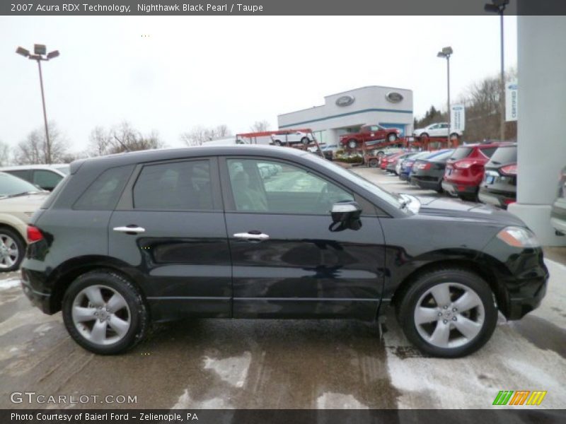 Nighthawk Black Pearl / Taupe 2007 Acura RDX Technology