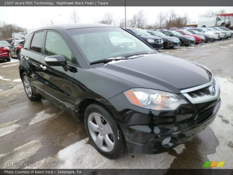 Nighthawk Black Pearl / Taupe 2007 Acura RDX Technology