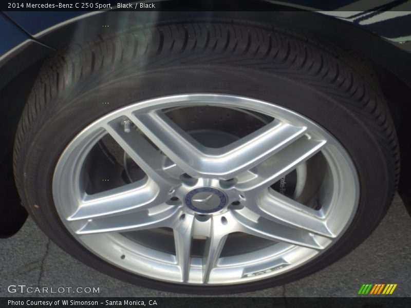 Black / Black 2014 Mercedes-Benz C 250 Sport