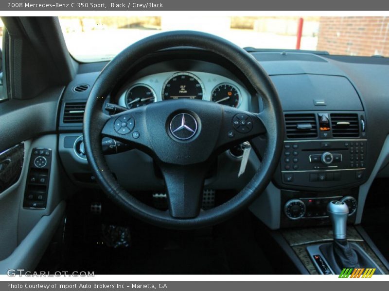 Black / Grey/Black 2008 Mercedes-Benz C 350 Sport