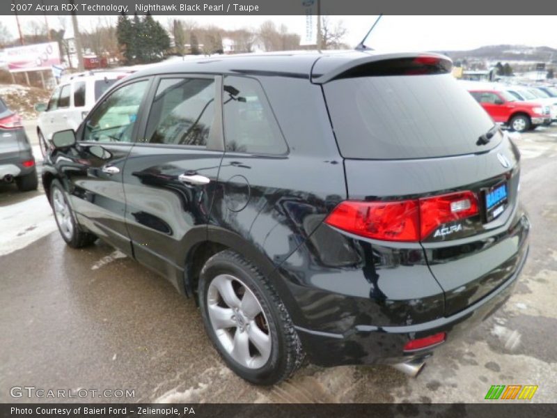 Nighthawk Black Pearl / Taupe 2007 Acura RDX Technology
