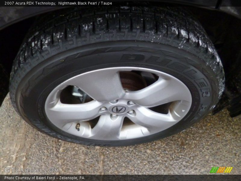 Nighthawk Black Pearl / Taupe 2007 Acura RDX Technology