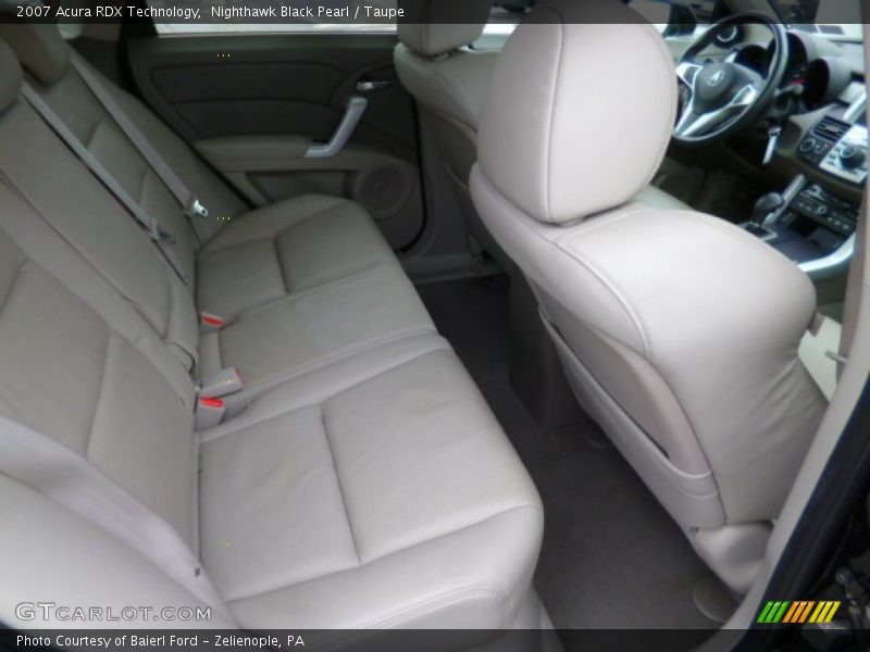 Nighthawk Black Pearl / Taupe 2007 Acura RDX Technology