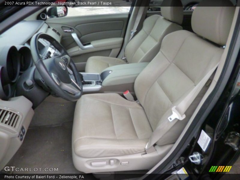 Nighthawk Black Pearl / Taupe 2007 Acura RDX Technology
