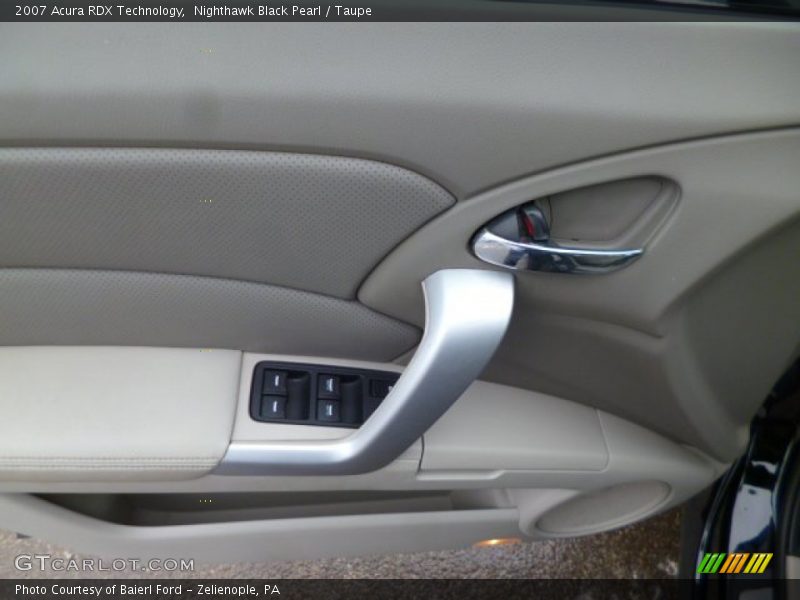 Nighthawk Black Pearl / Taupe 2007 Acura RDX Technology