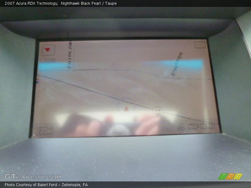 Nighthawk Black Pearl / Taupe 2007 Acura RDX Technology