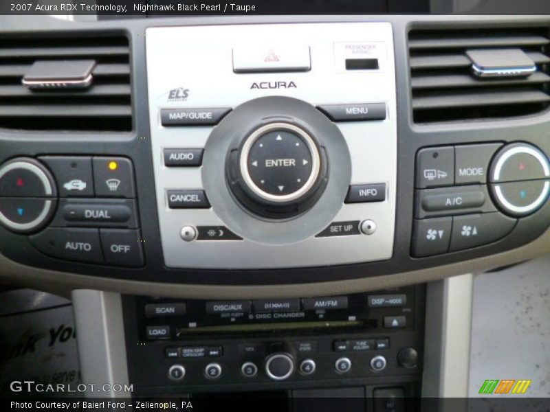 Nighthawk Black Pearl / Taupe 2007 Acura RDX Technology