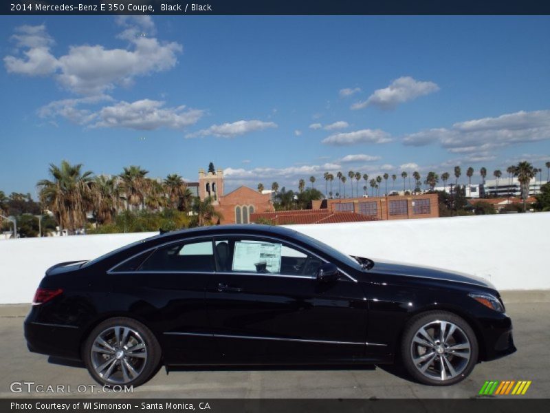 Black / Black 2014 Mercedes-Benz E 350 Coupe