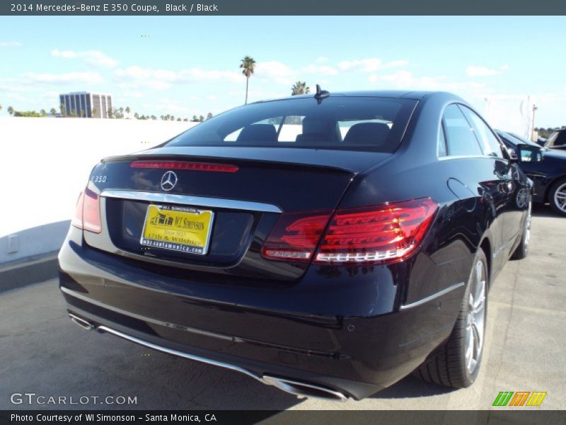 Black / Black 2014 Mercedes-Benz E 350 Coupe