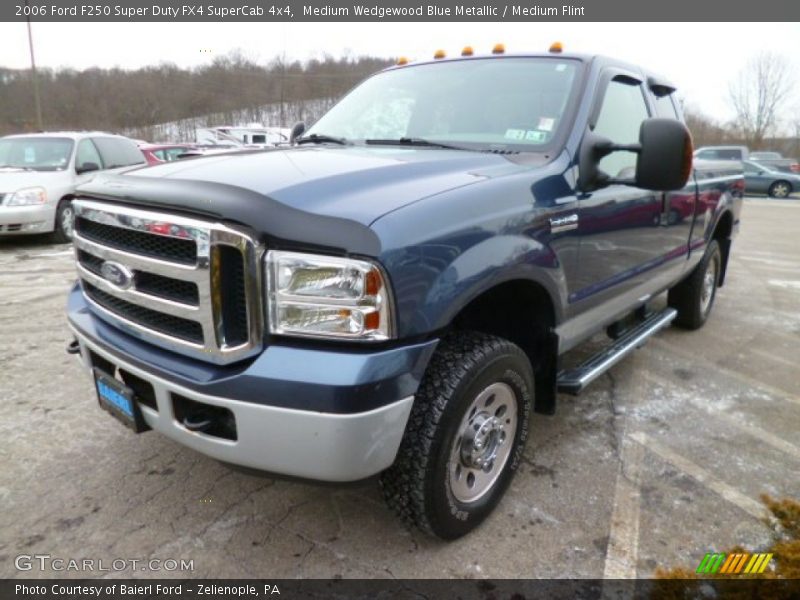 Medium Wedgewood Blue Metallic / Medium Flint 2006 Ford F250 Super Duty FX4 SuperCab 4x4