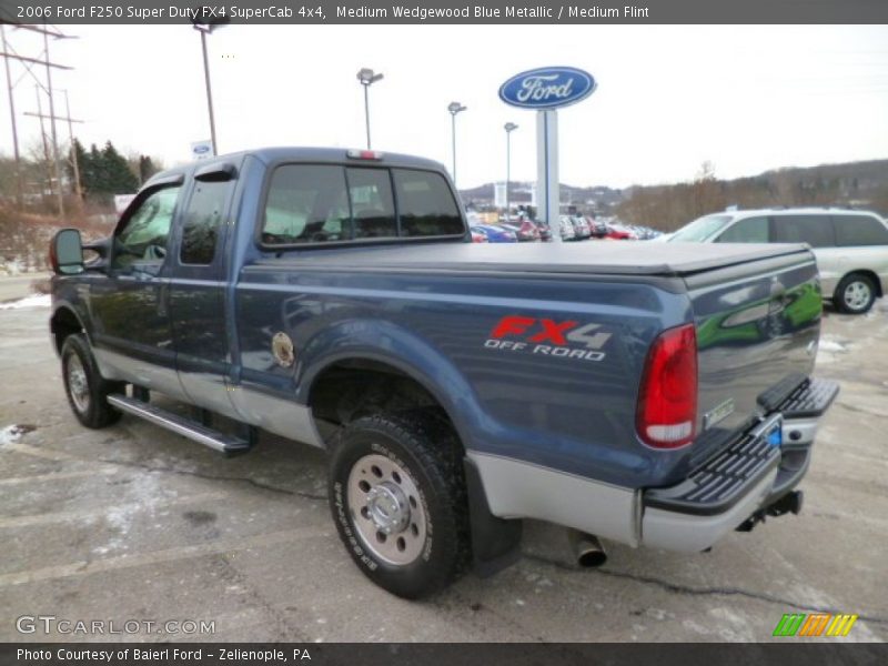  2006 F250 Super Duty FX4 SuperCab 4x4 Medium Wedgewood Blue Metallic