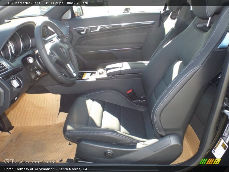 Black / Black 2014 Mercedes-Benz E 350 Coupe