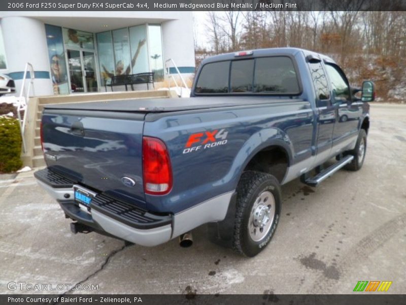 Medium Wedgewood Blue Metallic / Medium Flint 2006 Ford F250 Super Duty FX4 SuperCab 4x4