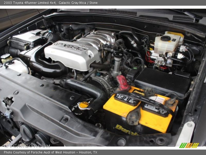Galactic Gray Mica / Stone 2003 Toyota 4Runner Limited 4x4