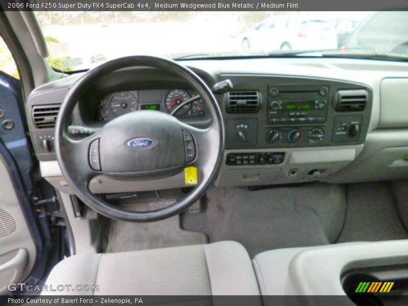Medium Wedgewood Blue Metallic / Medium Flint 2006 Ford F250 Super Duty FX4 SuperCab 4x4