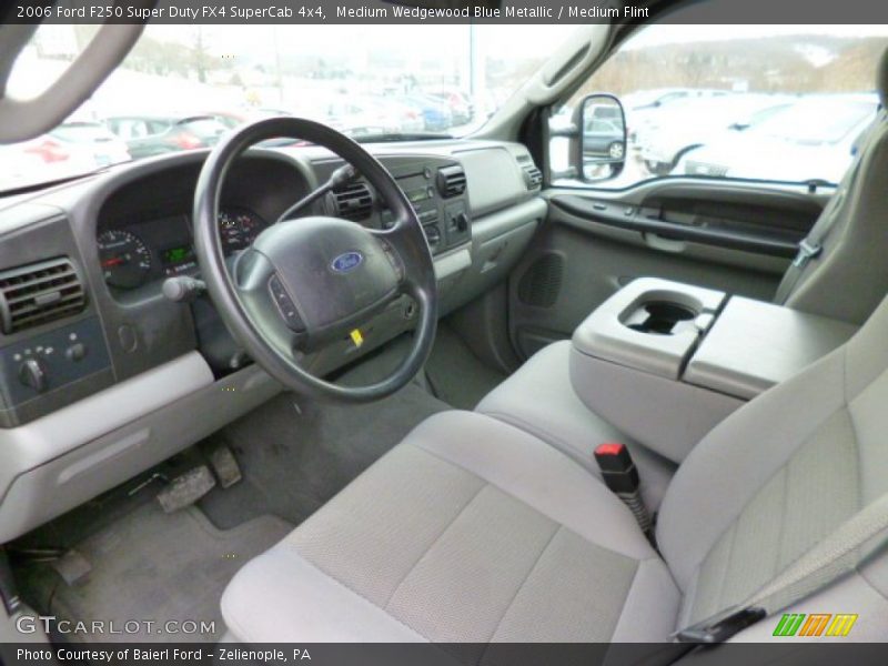 Medium Wedgewood Blue Metallic / Medium Flint 2006 Ford F250 Super Duty FX4 SuperCab 4x4