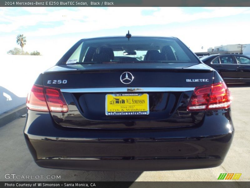 Black / Black 2014 Mercedes-Benz E E250 BlueTEC Sedan