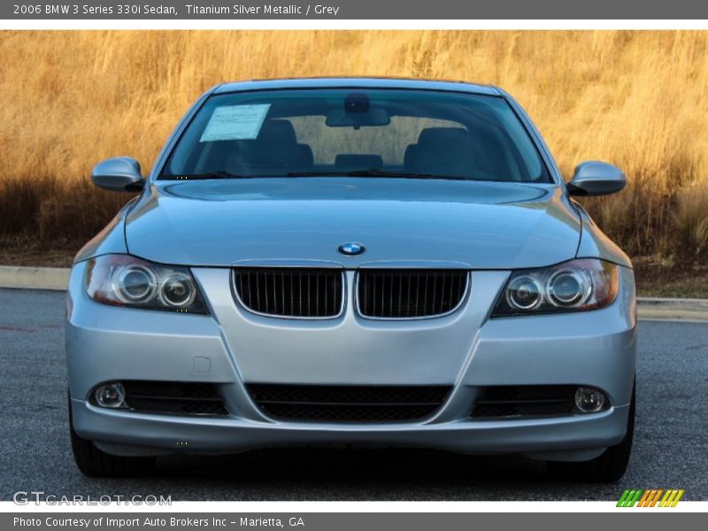 Titanium Silver Metallic / Grey 2006 BMW 3 Series 330i Sedan
