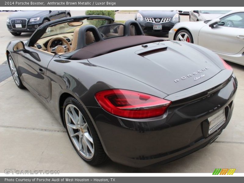 Anthracite Brown Metallic / Luxor Beige 2014 Porsche Boxster