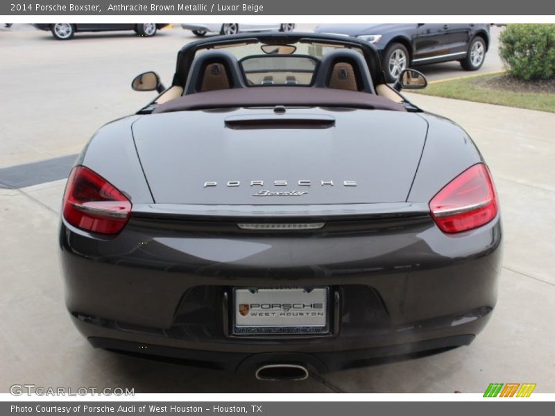 Anthracite Brown Metallic / Luxor Beige 2014 Porsche Boxster