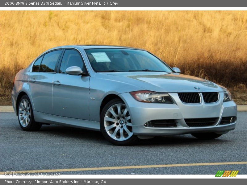 Front 3/4 View of 2006 3 Series 330i Sedan