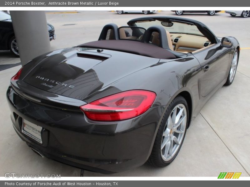 Anthracite Brown Metallic / Luxor Beige 2014 Porsche Boxster