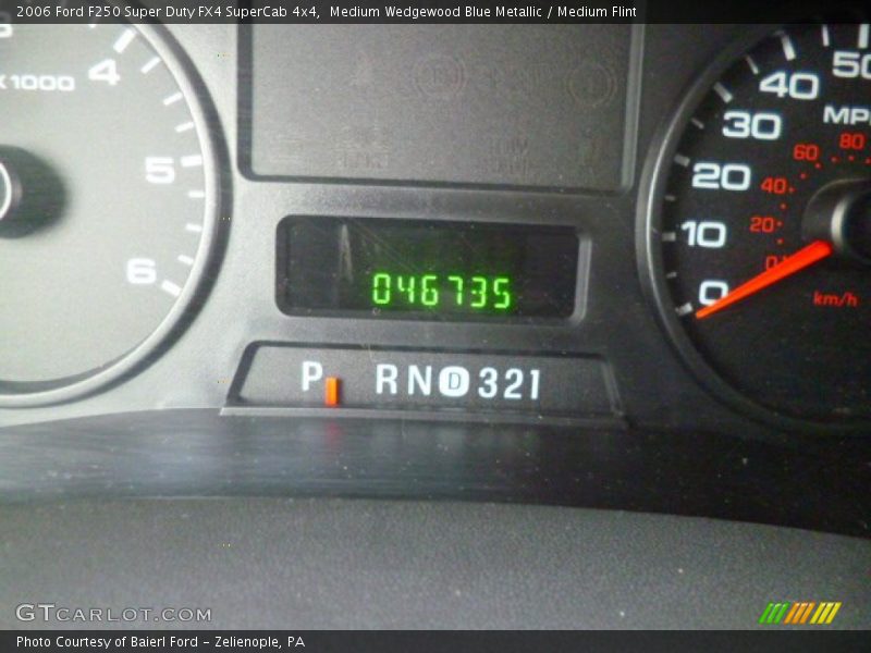 Medium Wedgewood Blue Metallic / Medium Flint 2006 Ford F250 Super Duty FX4 SuperCab 4x4