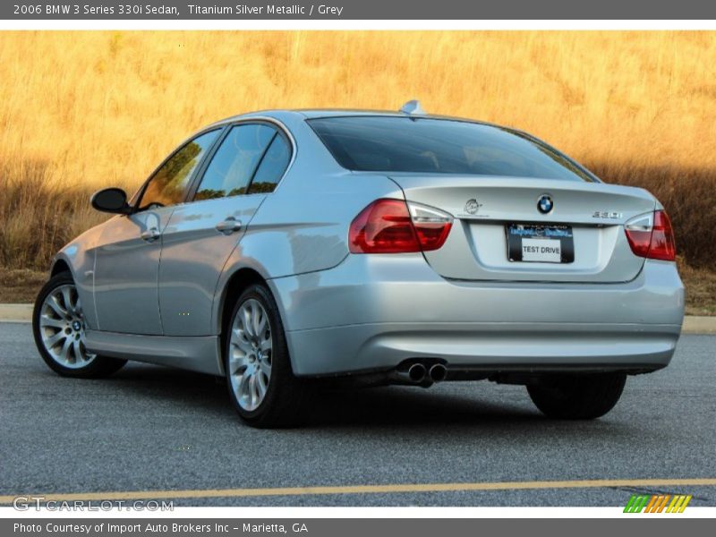Titanium Silver Metallic / Grey 2006 BMW 3 Series 330i Sedan
