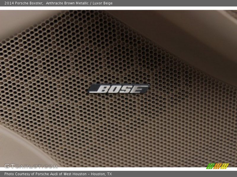 Anthracite Brown Metallic / Luxor Beige 2014 Porsche Boxster
