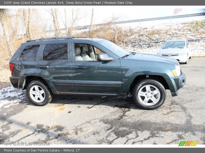 Deep Beryl Green Pearl / Medium Slate Gray 2005 Jeep Grand Cherokee Laredo 4x4