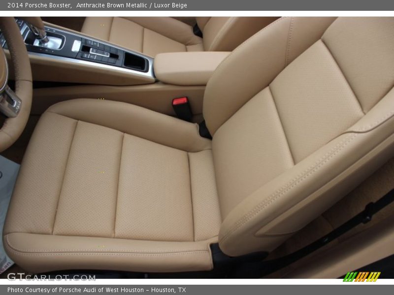 Anthracite Brown Metallic / Luxor Beige 2014 Porsche Boxster