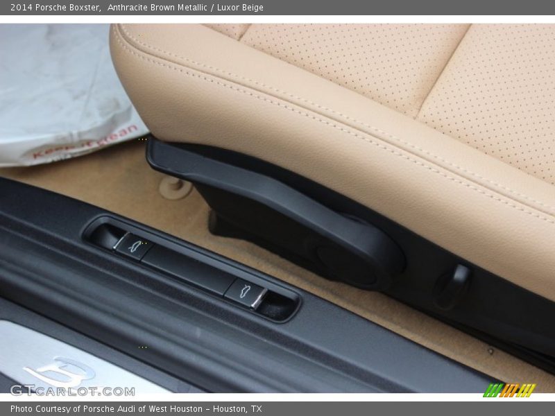Anthracite Brown Metallic / Luxor Beige 2014 Porsche Boxster