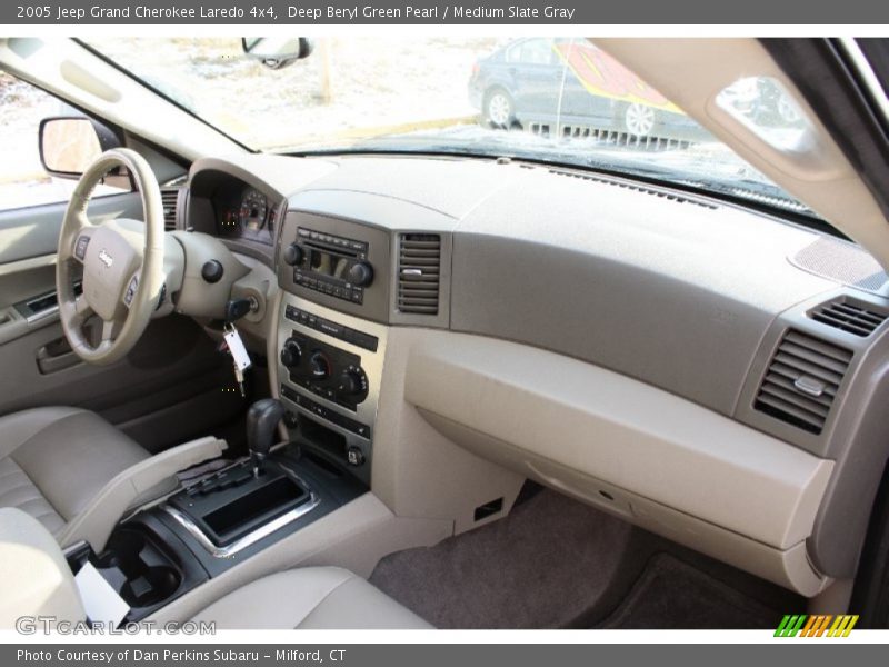 Deep Beryl Green Pearl / Medium Slate Gray 2005 Jeep Grand Cherokee Laredo 4x4