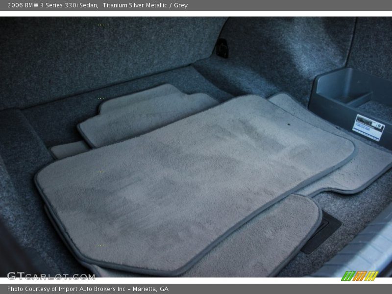 Titanium Silver Metallic / Grey 2006 BMW 3 Series 330i Sedan