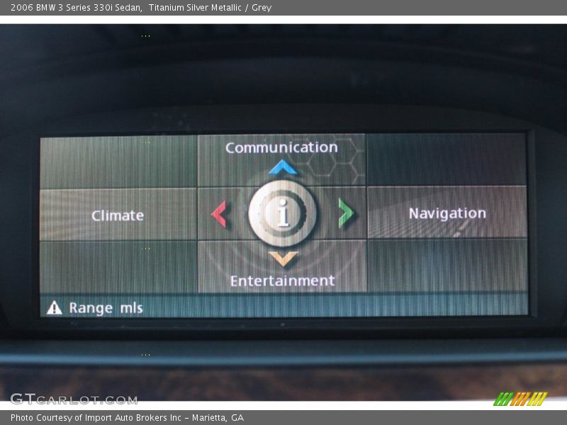 Titanium Silver Metallic / Grey 2006 BMW 3 Series 330i Sedan