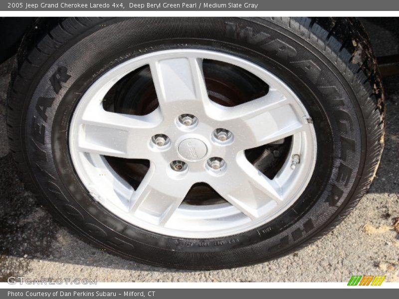 Deep Beryl Green Pearl / Medium Slate Gray 2005 Jeep Grand Cherokee Laredo 4x4