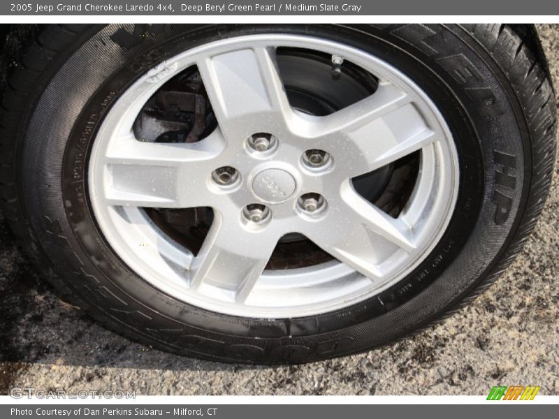 Deep Beryl Green Pearl / Medium Slate Gray 2005 Jeep Grand Cherokee Laredo 4x4