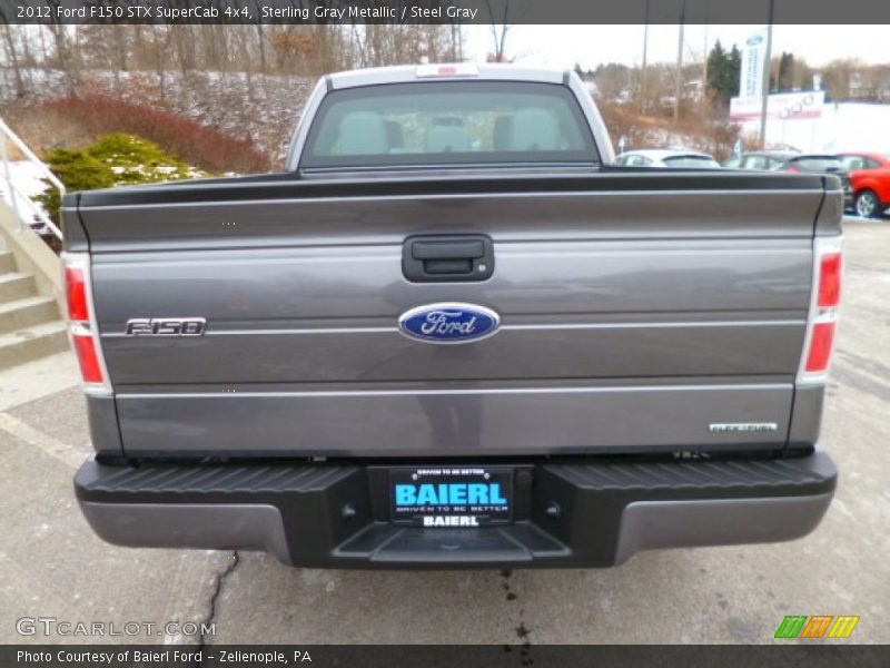 Sterling Gray Metallic / Steel Gray 2012 Ford F150 STX SuperCab 4x4