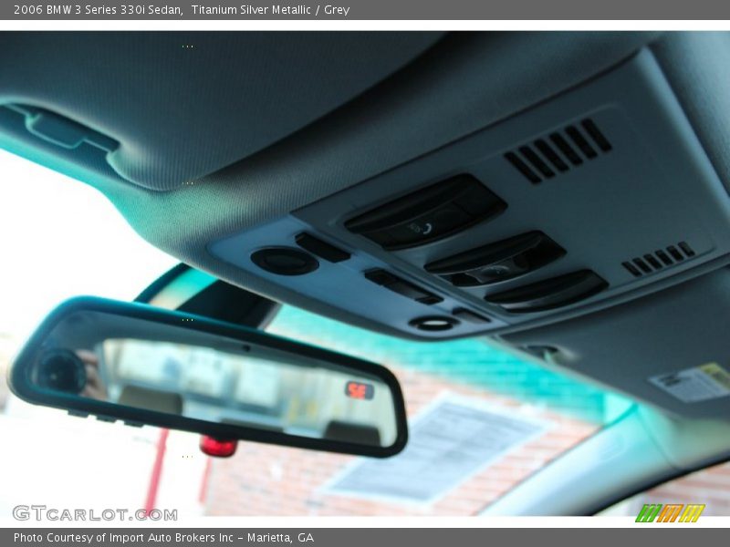 Titanium Silver Metallic / Grey 2006 BMW 3 Series 330i Sedan