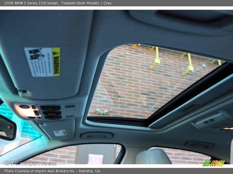 Titanium Silver Metallic / Grey 2006 BMW 3 Series 330i Sedan